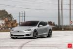 Tesla Model S on Vossen Wheels (HF-1) 2018 года